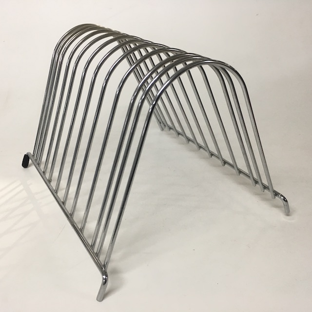 FILE ORGANISER, Wire Rack - Chrome Arched